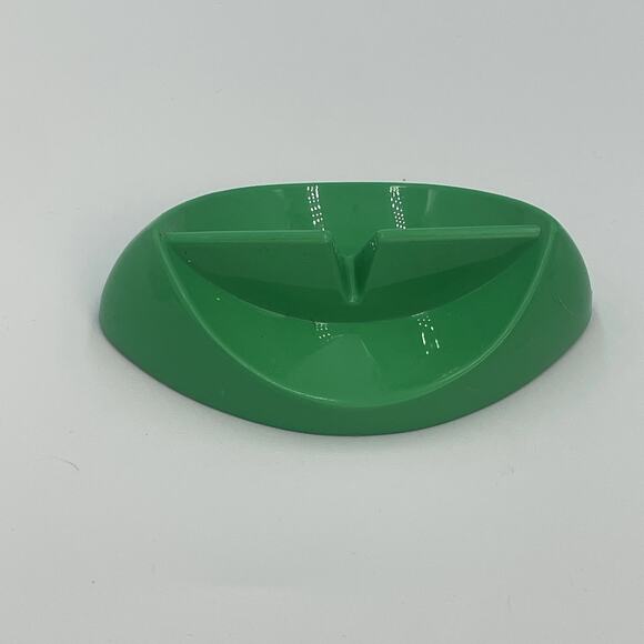 Vintage Green Tupperware Utensil Knife Rest Holder Kitchen Gadget - Picture 1 of 4